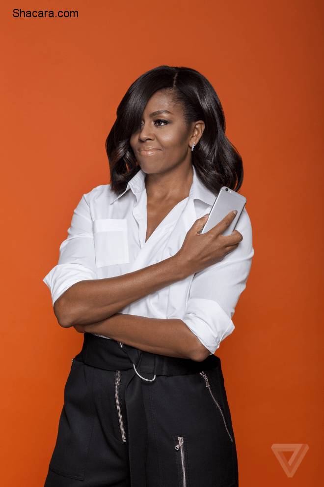 MICHELLE OBAMA STARS IN THE VERGE EDITORIAL WITH AN EXCLUSIVE LOOK ON HOW SHE MASTERED SOCIAL MEDIA