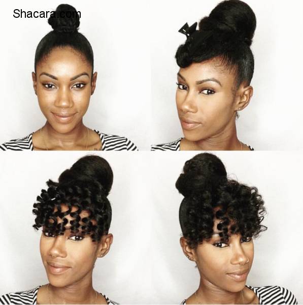 TRY THIS HAIRSTYLES ON YOUR NATURAL RELAXED HAIR