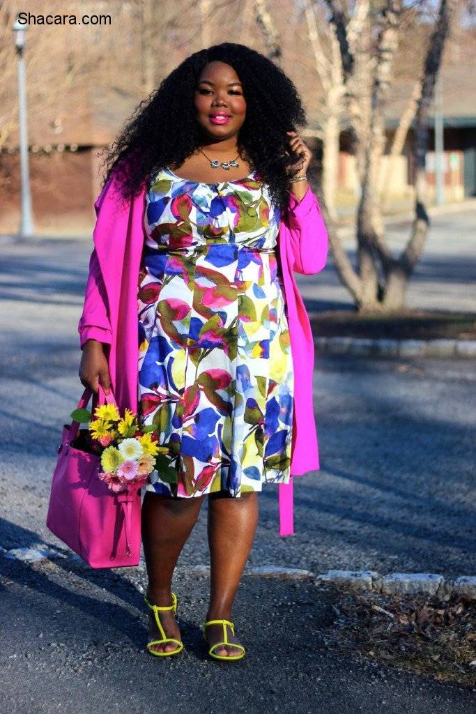 FLORAL PRINT IDEAS FOR THE PLUS-SIZE.