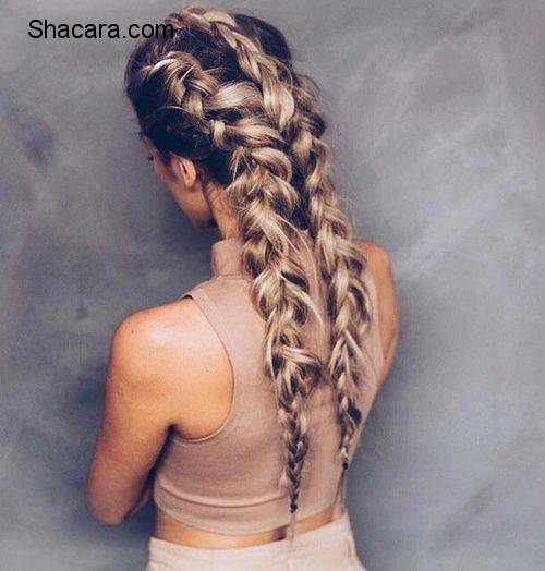 THE DUTCH BRAID HAIRSTYLE IS OUR LOOK FOR THE WEEK