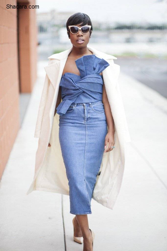 THESE ARE THE WAYS TO WEAR A DENIM SKIRT