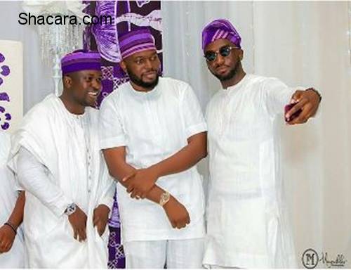 The Male Wedding Guests In Agbada