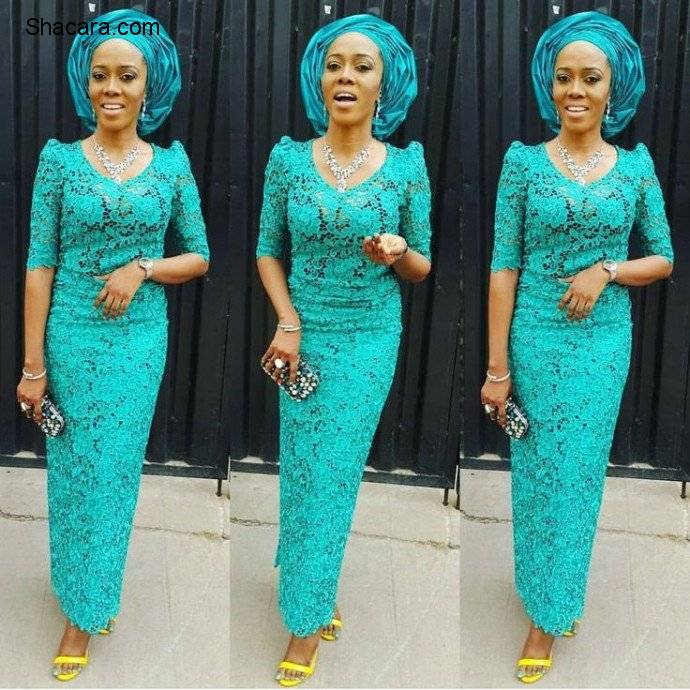 ASO EBI STYLES WITH CORD LACE