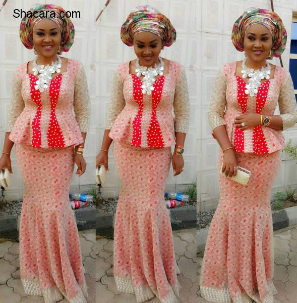 ASO EBI STYLES WITH CORD LACE