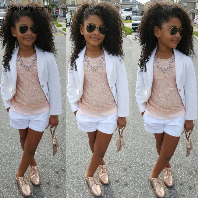 6 Year Old Style Girl Slaying It On Instagram With Over 125,000 Followers, Meet Haileigh