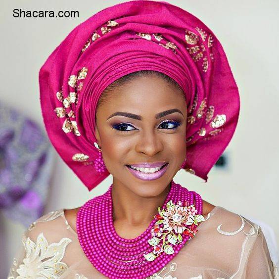 Nigerian Women Show Us The Many Gele’s And Colors Perfect For A Bride