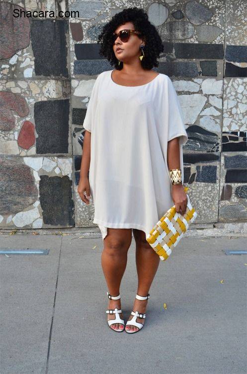 ALL-WHITE PLUS-SIZE OUTFIT IDEAS FOR THE WEEK