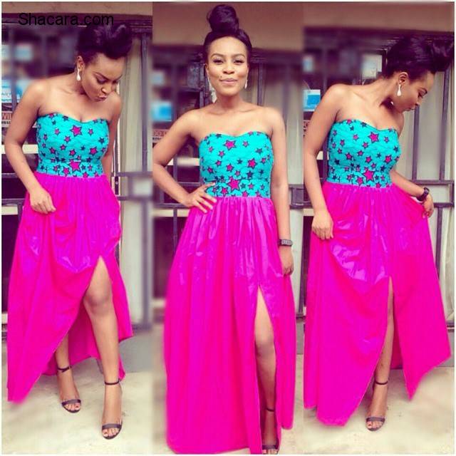 BREATHTAKING TRENDY UNIQUE ANKARA AND LACE GOWN STYLES