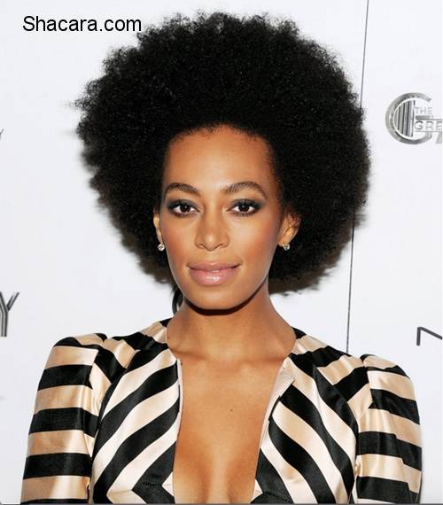 Have A Look At Solange Knowles’ Natural Hair Journey