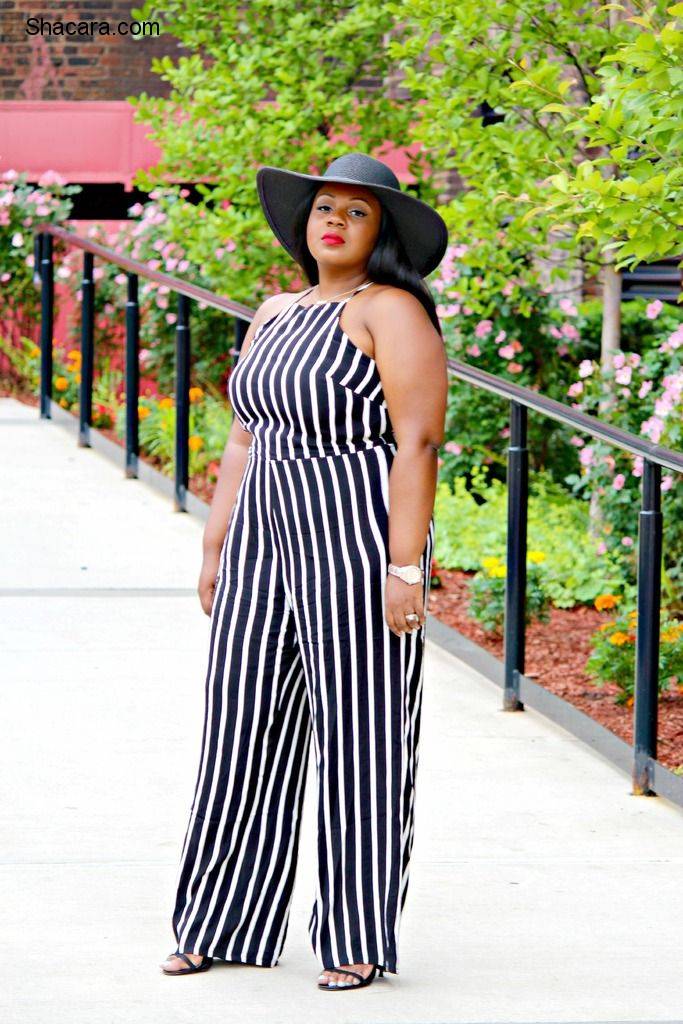 CUTE PLUS-SIZE STRIPES OUTFIT INSPIRATIONS
