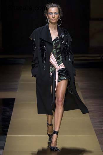 Fall 2016/2017 Paris Couture Week: Mayowa Nicholas, Bella Hadid, Irina Shayk, More Walk For Atelier Versace