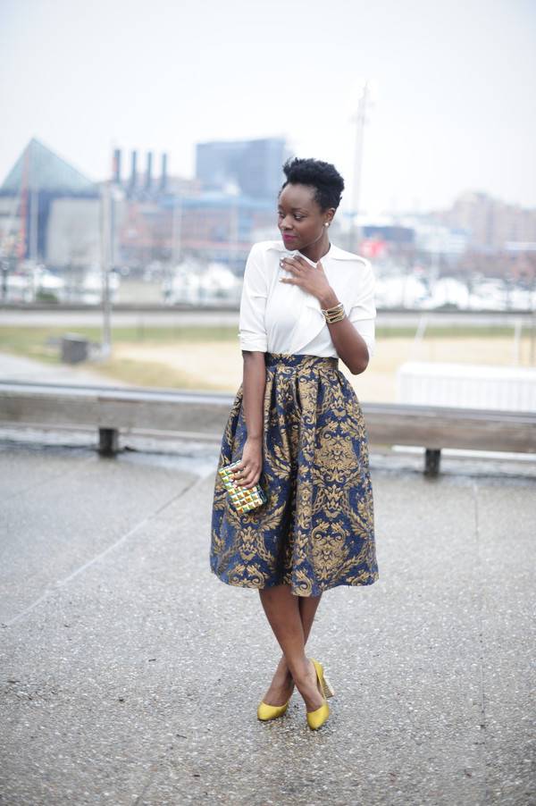 THE JACQUARD PATTERNED SKIRT YOU SHOULD TRY OUT