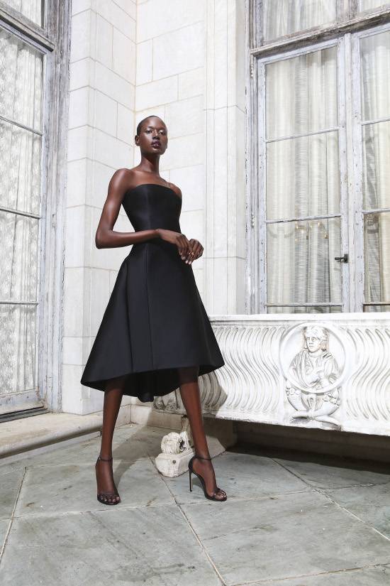 Only the Best Gowns and Dresses Will Do! Ajak Deng Brings the Glamour to Elizabeth Kennedy’s Resort 2017 Collection