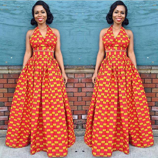 THESE HALTER NECK ANKARA STYLES ARE WHAT YOU NEED FOR THIS SEASON