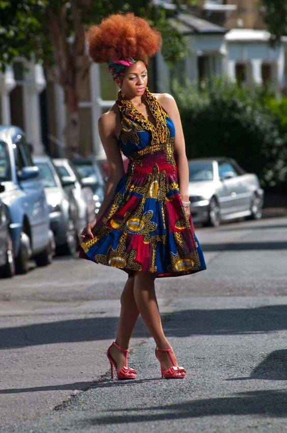 THESE HALTER NECK ANKARA STYLES ARE WHAT YOU NEED FOR THIS SEASON