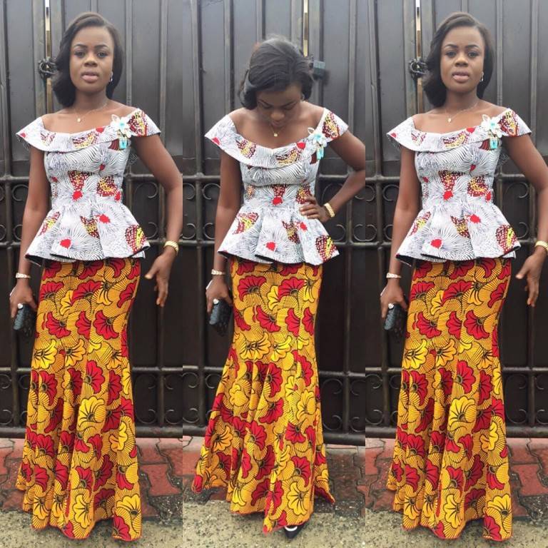 CATCH THE PEPLUM FEVER WITH THESE ANKARA STYLES
