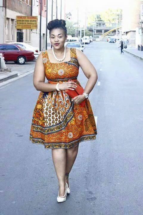 THE EXCUSES HAVE RUN OUT; ROCK THESE PLUS-SIZE SHORT ANKARA DRESSES