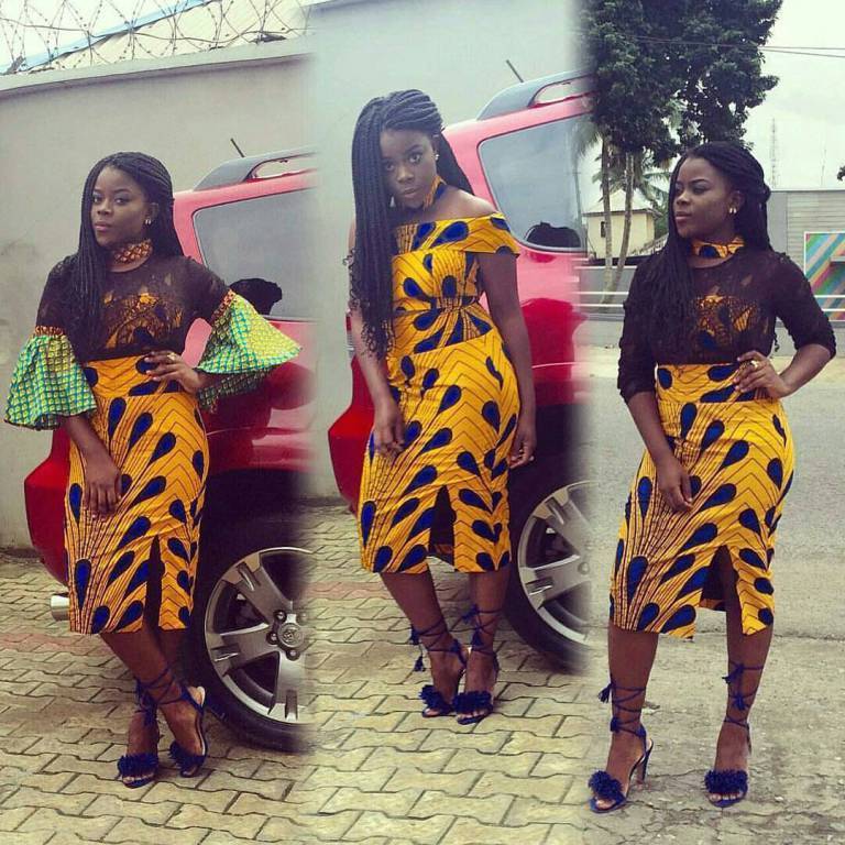 SIMPLE SEXY AND STUNNING ANKARA STYLES FOR THE FASHION LOVERS