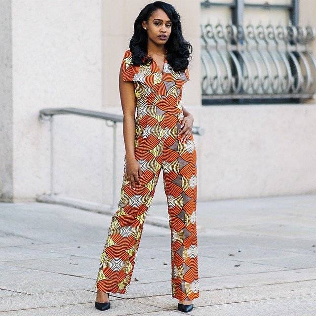 THESE ARE THE ON-POINT ANKARA JUMPSUIT STYLES YOU NEED