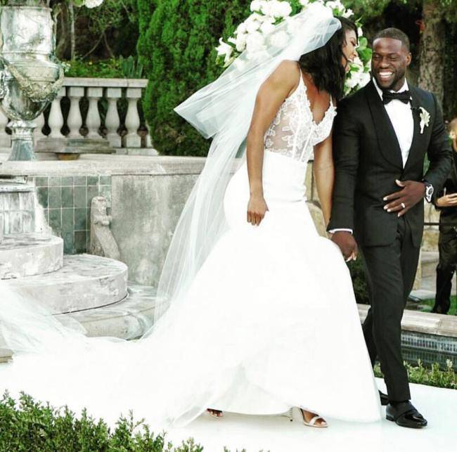 See Pictures Of Kevin Harts Very Private Wedding As He Marries Long Time Fiance Eniko