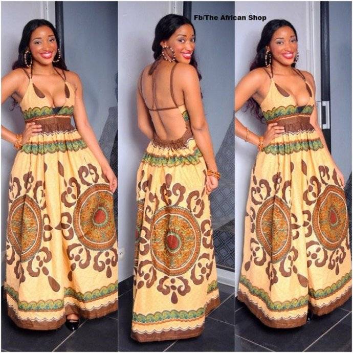 THE OPEN BACK ANKARA DRESSES YOU NEED TO ROCK NOW