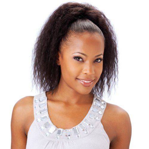 VIBRANT WEAVE PONYTAIL HAIRSTYLE FOR AFRICAN WOMEN