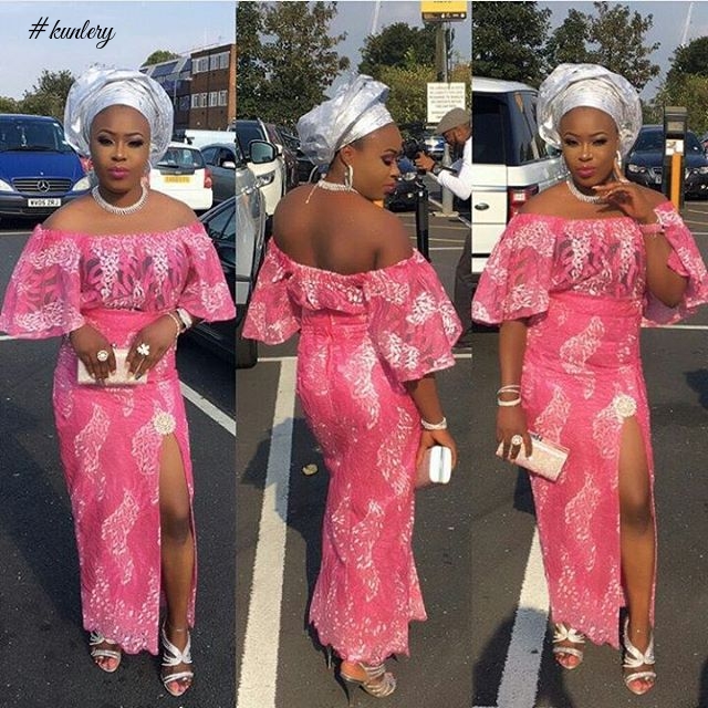 PINK ASO EBI LACE STYLES THAT WOULD LEAVE YOU DROOLING