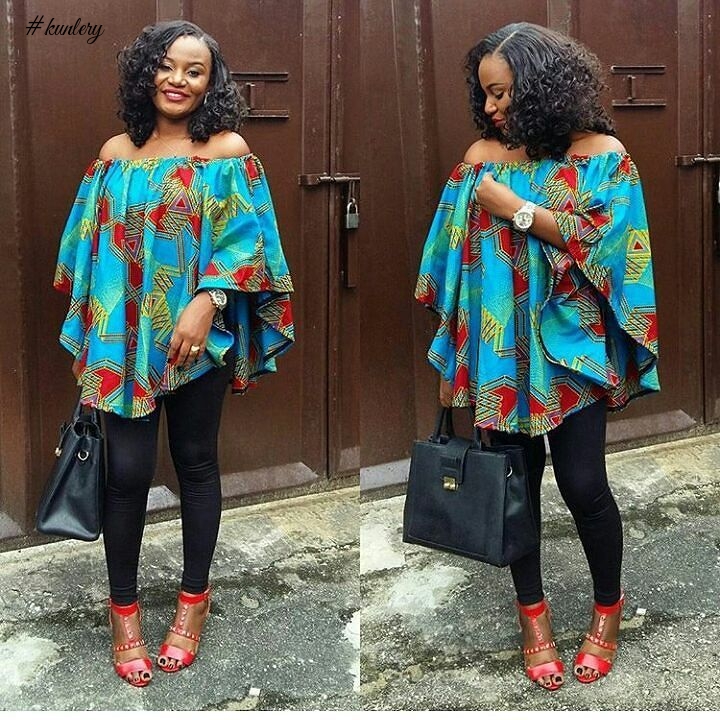MORE ANKARA OFF-THE-SHOULDER AND COLD-SHOULDER STYLES FOR YOUR FRIDAY NIGHT GLAM