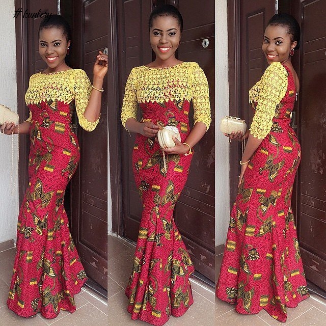 STEP UP YOUR STYLE WITH THESE YELLOW AND RED ANKARA PRINTS STYLES