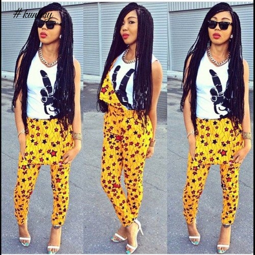 STEP UP YOUR STYLE WITH THESE YELLOW AND RED ANKARA PRINTS STYLES