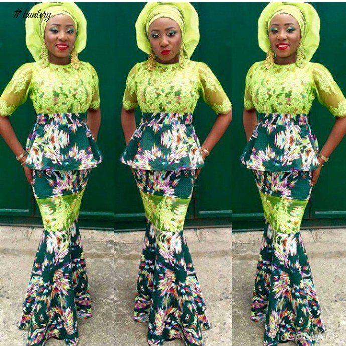 GET CREATIVE WITH THESE ANKARA AND SHEER LACE STYLES