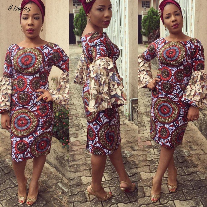 GET CREATIVE WITH THESE ANKARA AND SHEER LACE STYLES