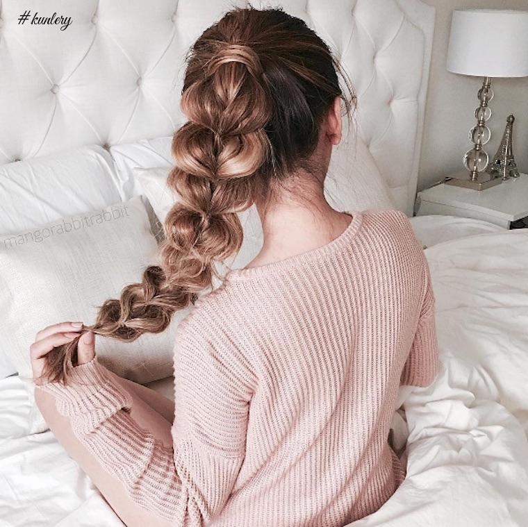 12 WAYS TO WEAR FALL’S HOTTEST HAIRSTYLE: THE BRAIDED PONYTAIL