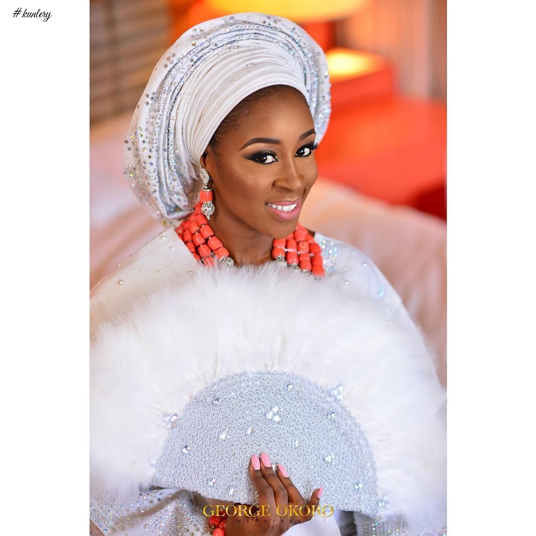 AMINA AND MOBOLANLE’S GREEN AND WHITE TRADITIONAL WEDDING