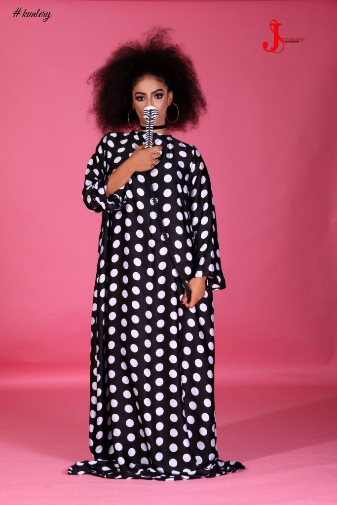 Sophia Alakija is the Muse for Abbyke Domina’s ‘The Monochrome Season’ Collection