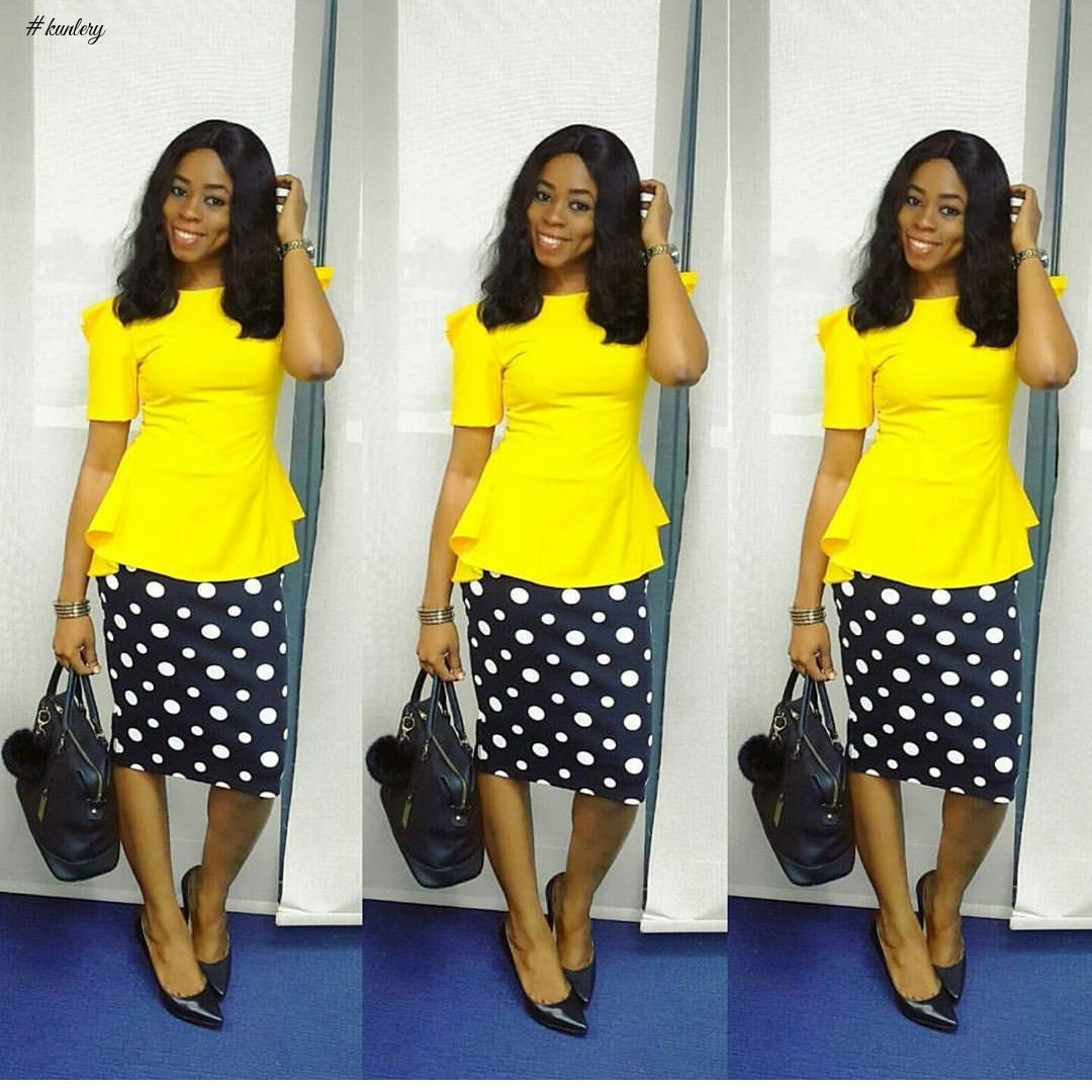TAKE YOUR STYLE TO WORK THIS WEEK IN FAB WORK ATTIRES