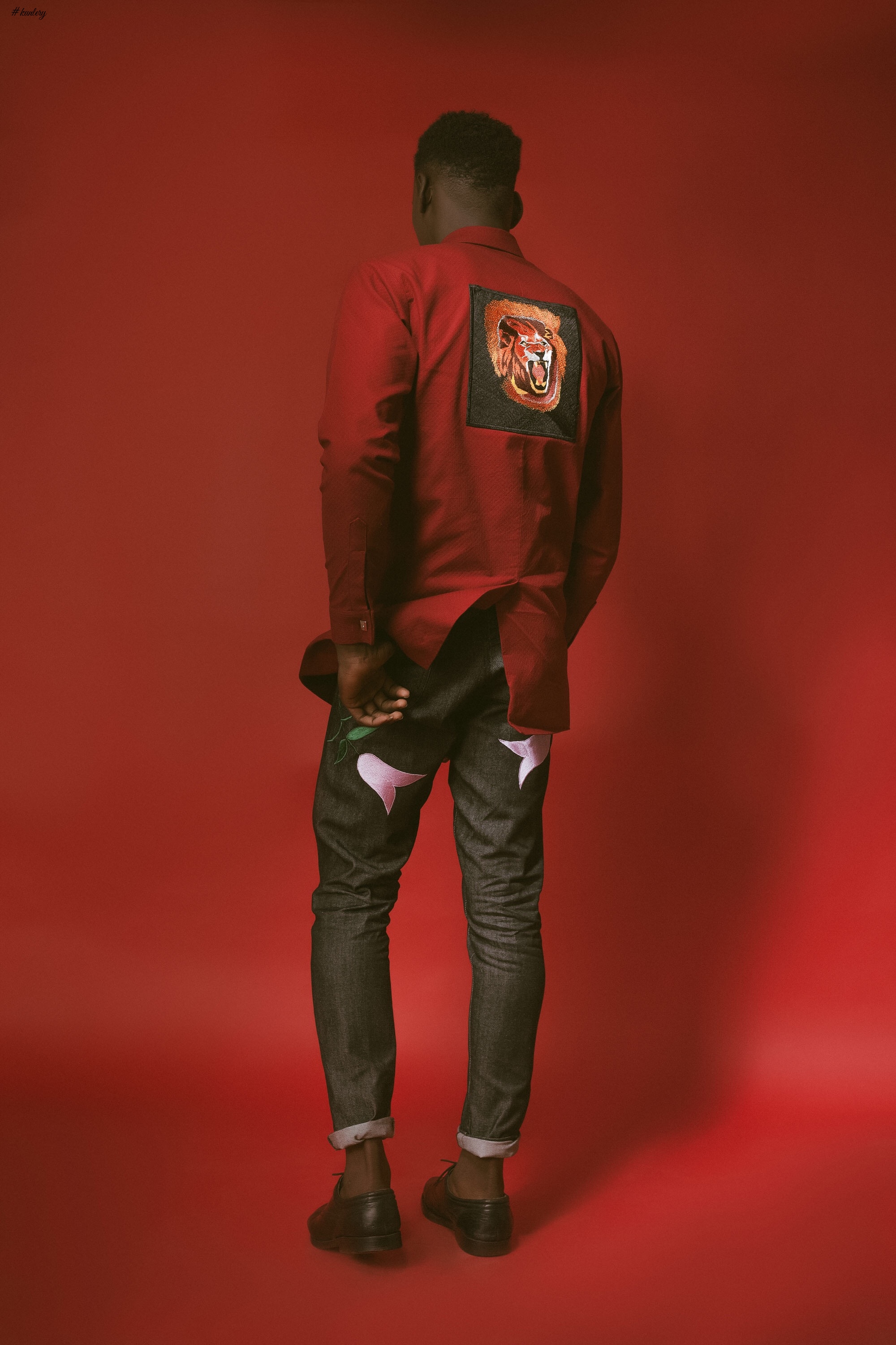 For the Love of Red! Abuja Based Aisha Abu-Bakr Luxury Design Presents Unisex Collection -Rouge (Men)
