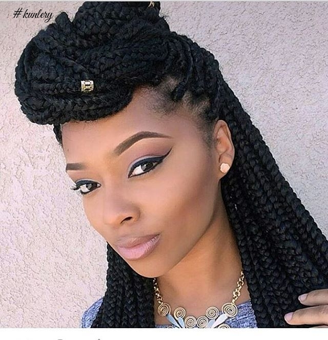 Trendy New Ways to Style your Braids This Week!