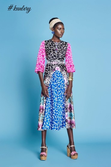 Mandarin Collars & Raffia Fringe in Duro Olowu’s Spring 2017 Ready-to-Wear Collection