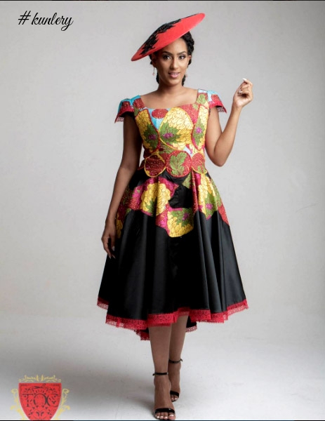 Juliet Ibrahim Stars In Trish O Couture’s Africa Vogue Ankara Collection