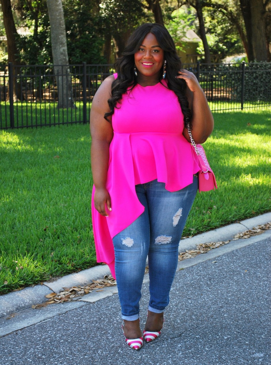 CASUAL WEEKEND STYLES FOR THE PLUS-SIZE LADIES