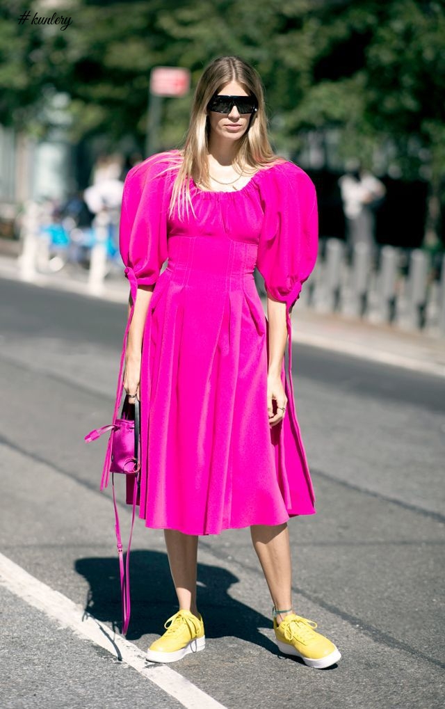 CHECK OUT THIS COLOUR COMBO SEEN AT FASHION WEEK