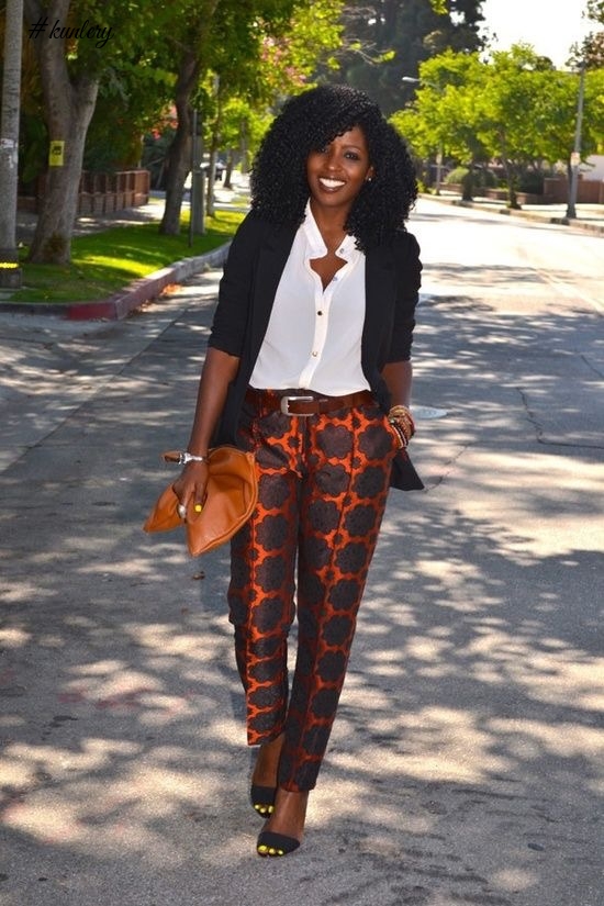 CHECK OUT THESE ANKARA STYLES YOU CAN WEAR TO WORK TODAY