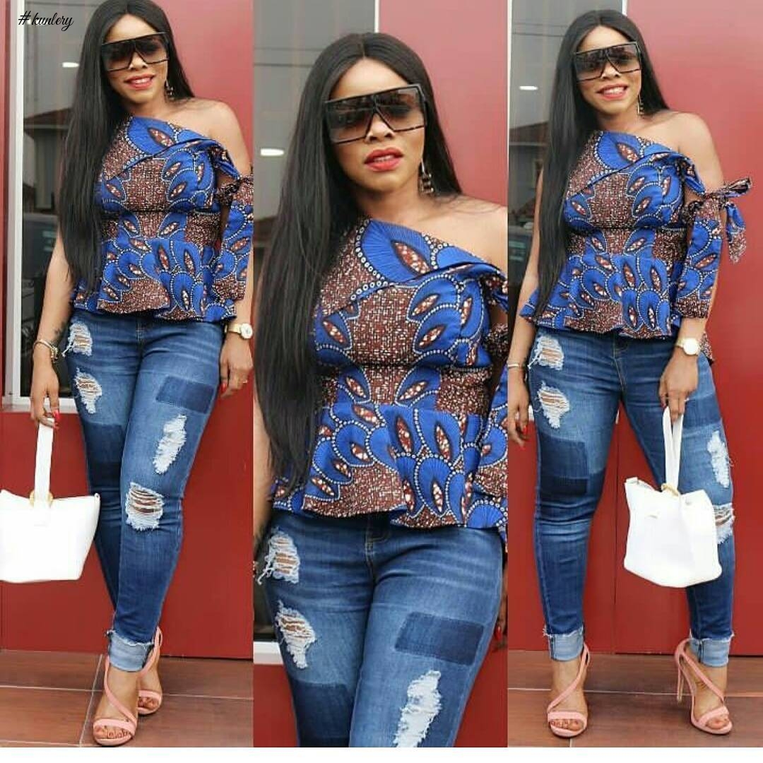 STAY FABULOUS THIS HOLIDAY PERIOD IN LATEST AND CUTE ANKARA TOPS