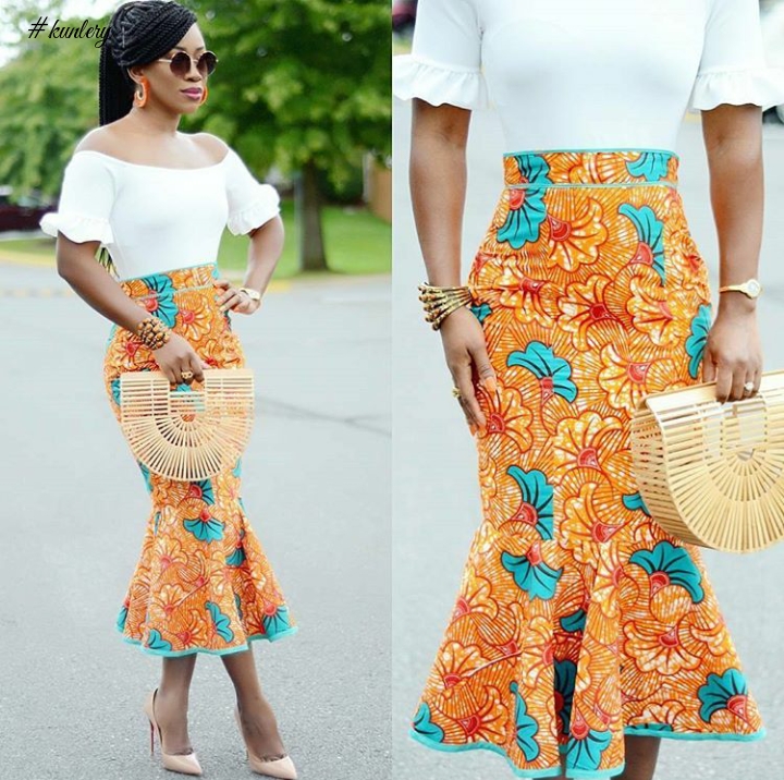 African Print Skirt Styles Inspirations To Try Out Before 2017 Ends