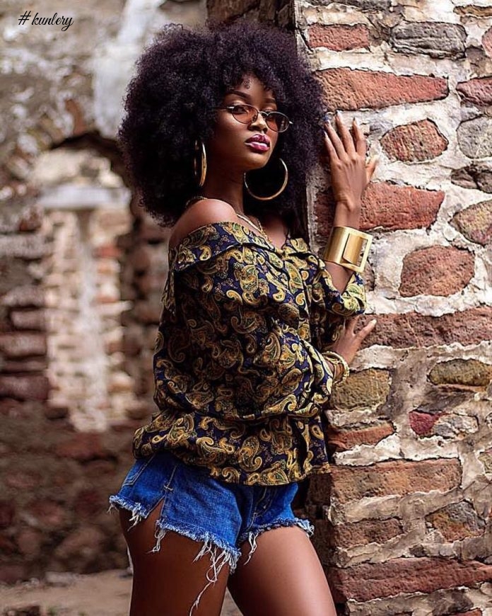 Cute Ghanaian Model Ama Abrokwa Slays Tremendously In Niiska Voga Look Book