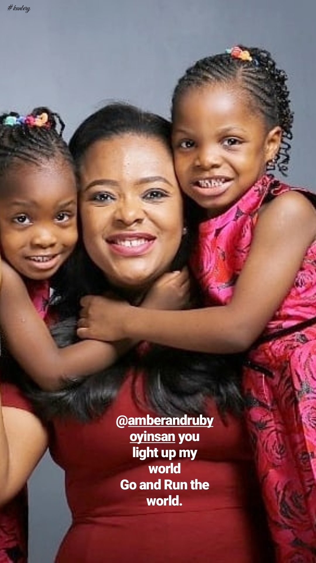 Gorgeous Family Photos Of Oscar & Titi Oyinsan With Their Beautiful Twin Girls Amber & Ruby
