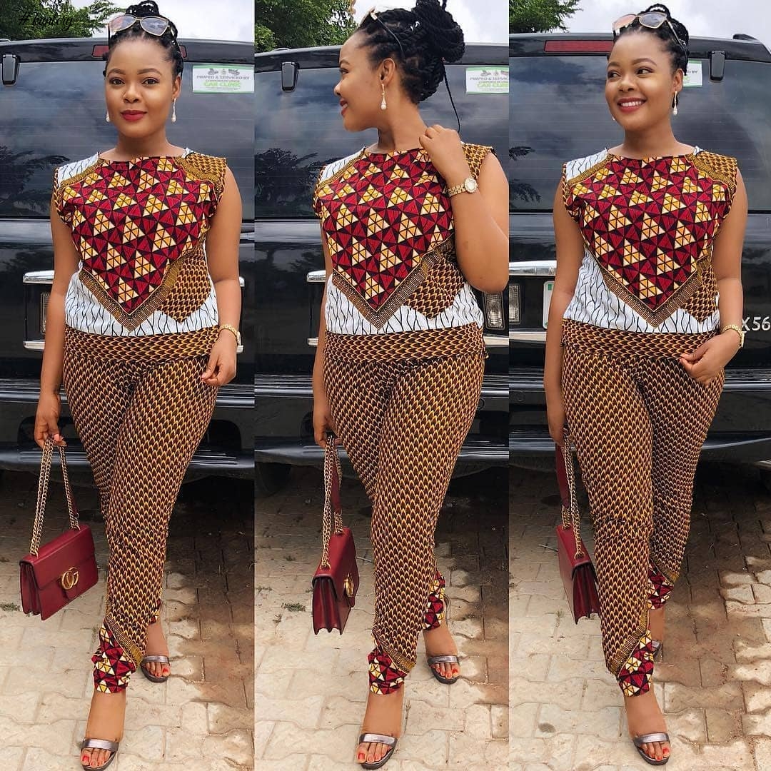 CHECK OUT THESE ANKARA STYLES GUARANTEED TO ADD A BEAUTIFUL SWAG TO YOUR LOOKS