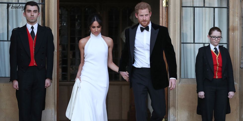 Elegant & Sophisticated! Meghan Markle Stuns In Her Reception Outfit Made By Stella McCartney