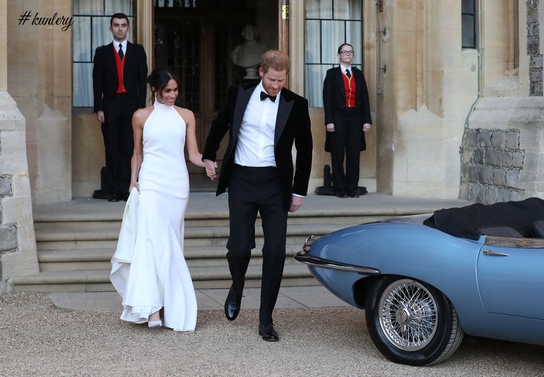 Elegant & Sophisticated! Meghan Markle Stuns In Her Reception Outfit Made By Stella McCartney